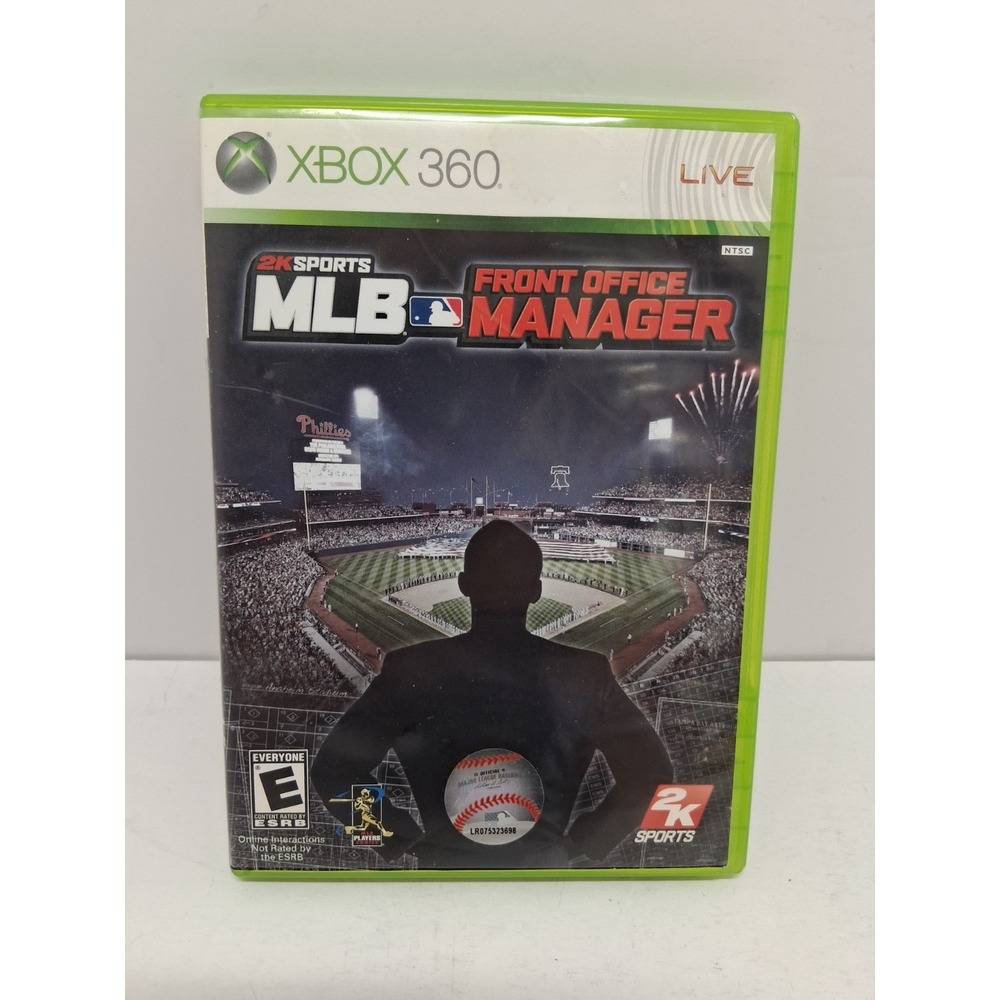 MLB Front Office Manager (Microsoft Xbox 360, 2009) CIB - Complete Simulator